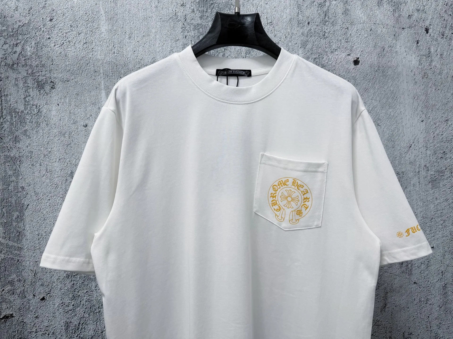 ￼ 【Chrome Hearts】 25ss T Same Style T Versatile : Black White Size：S-XL